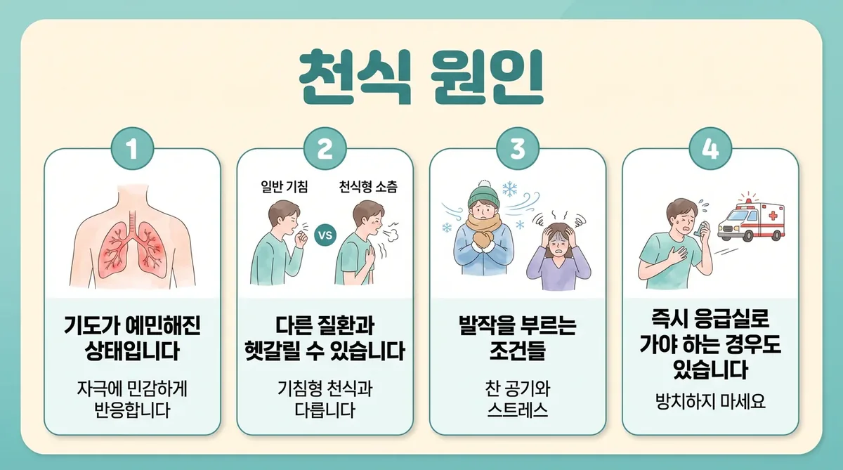 인천 송도 더율한의원 - 천식 원인