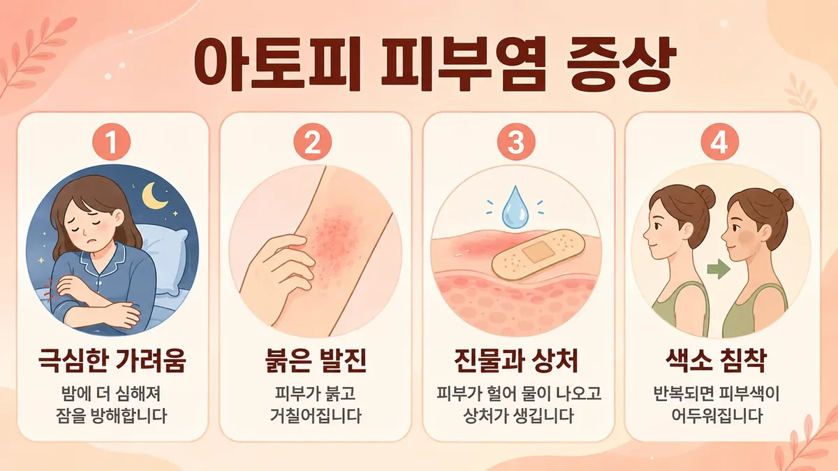인천 송도 더율한의원 - 아토피 피부염 증상