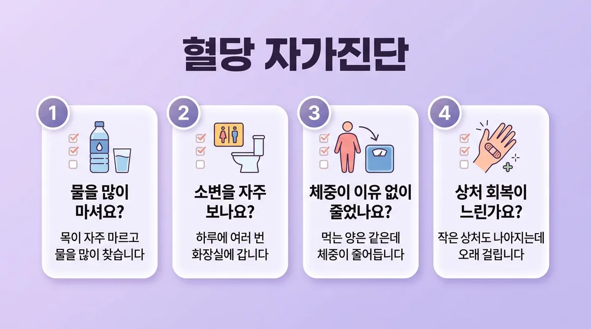 인천 송도 더율한의원 - 혈당 관리 자가진단