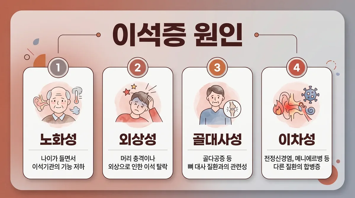 인천 송도 더율한의원 - 이석증 원인
