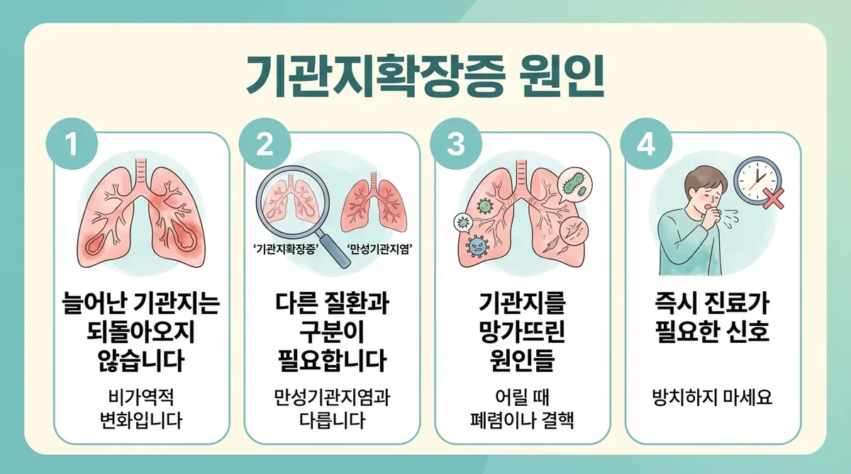 인천 송도 더율한의원 - 기관지확장증 원인