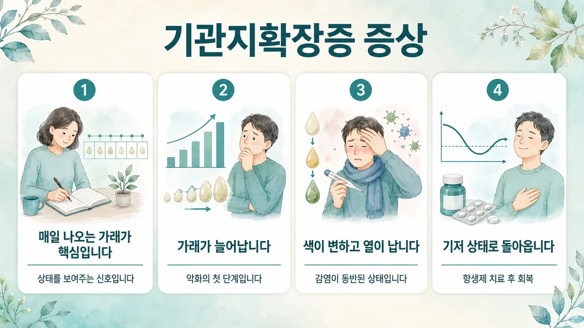 인천 송도 더율한의원 - 기관지확장증 증상