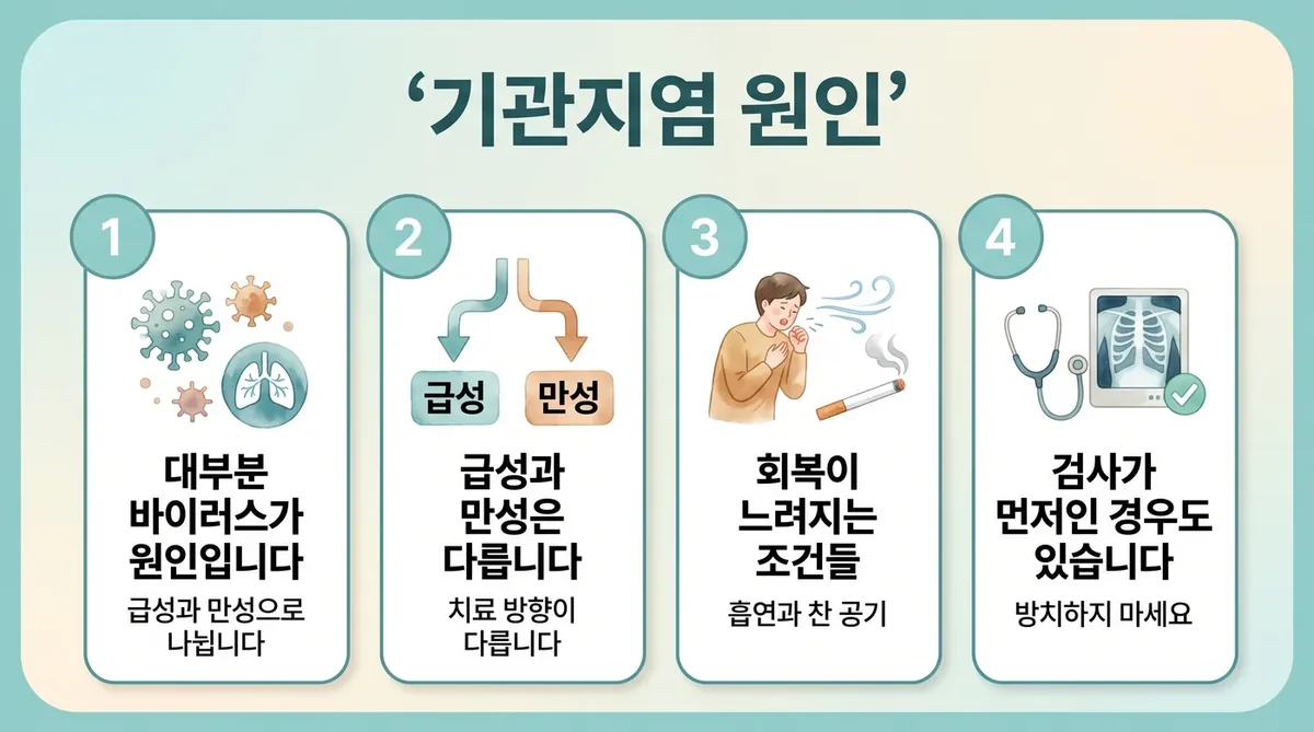 인천 송도 더율한의원 - 기관지염 원인