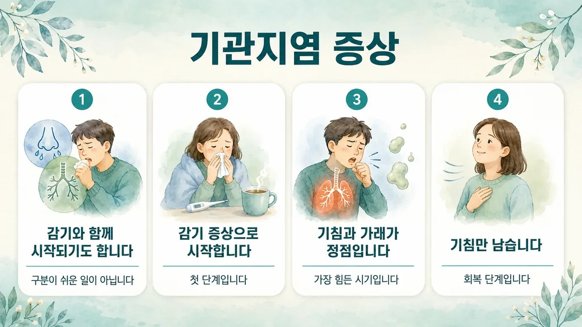 인천 송도 더율한의원 - 기관지염 증상
