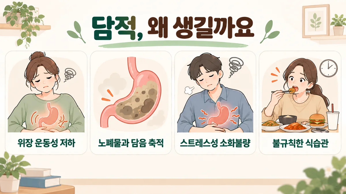 부평한의원 담적 원인 - 소화가 느립니다·끼니가 불규칙합니다·긴장이 이어집니다