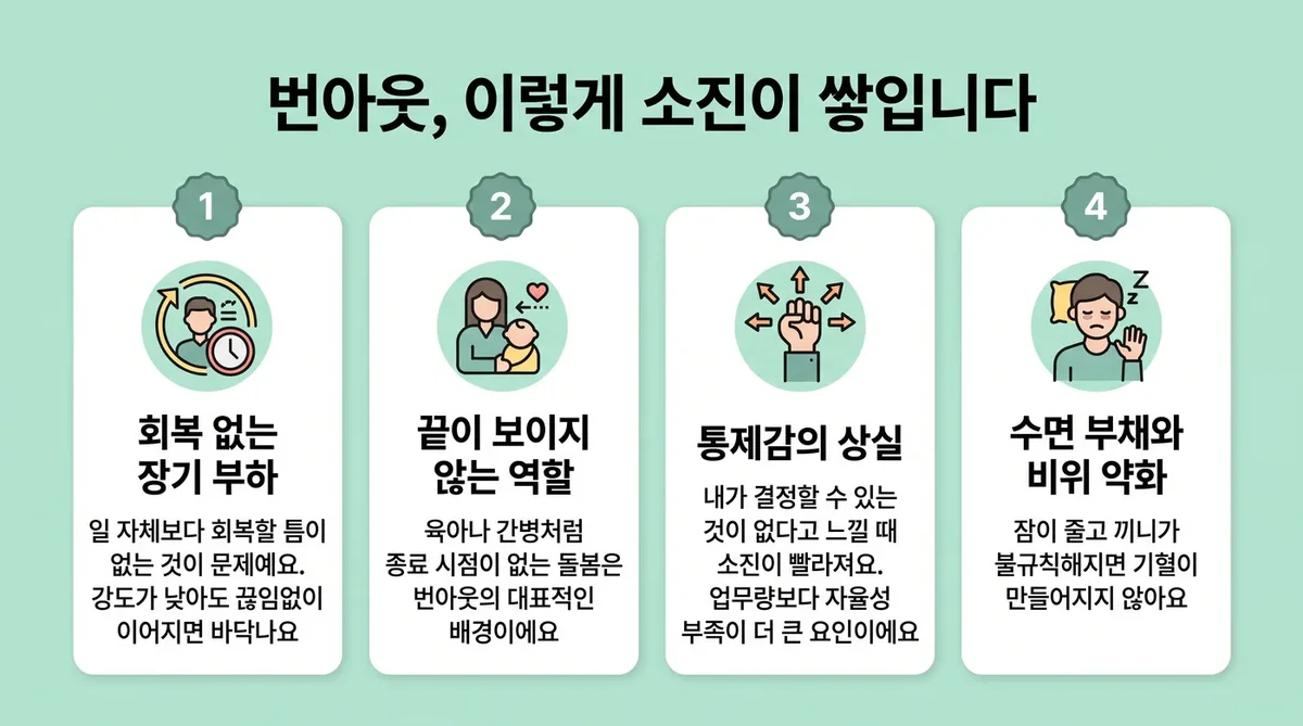 인천 송도 더율한의원 - 번아웃 원인