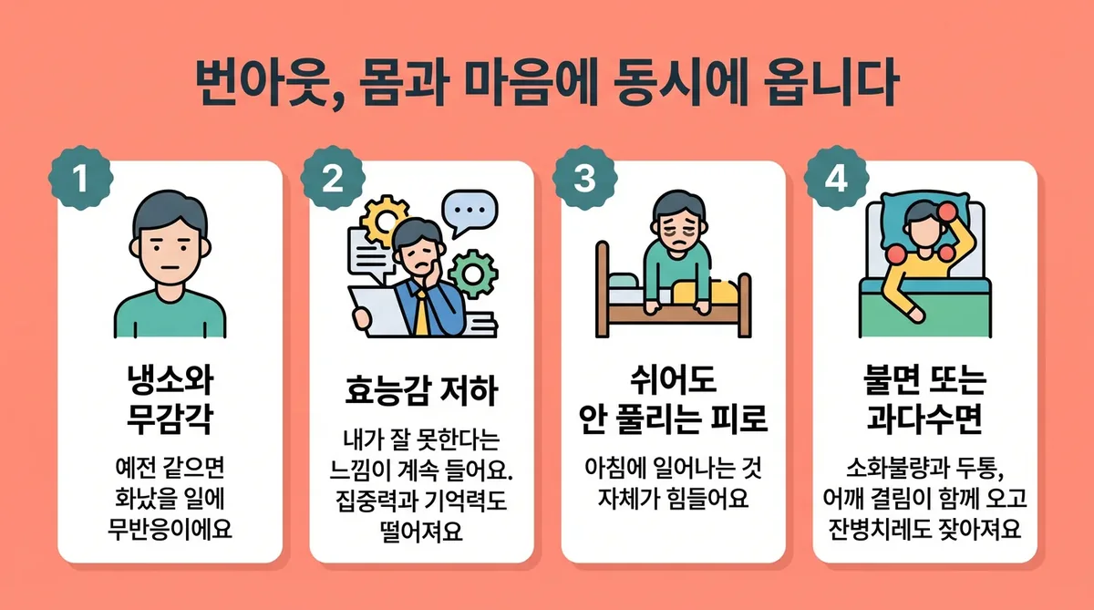 인천 송도 더율한의원 - 번아웃 증상