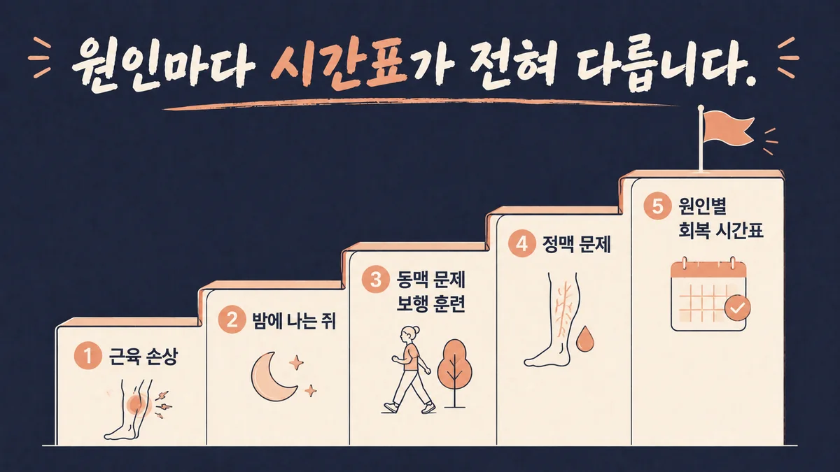 인천 송도 더율한의원 - 종아리 통증 운동