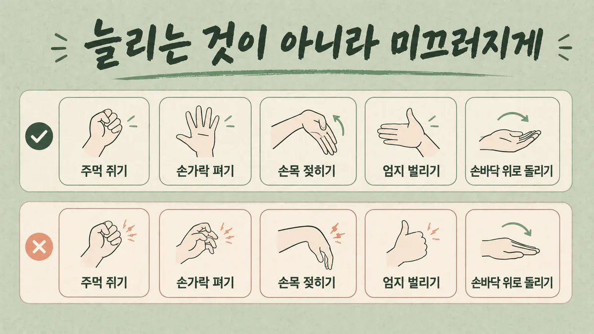 인천 송도 더율한의원 - 손목터널증후군 운동