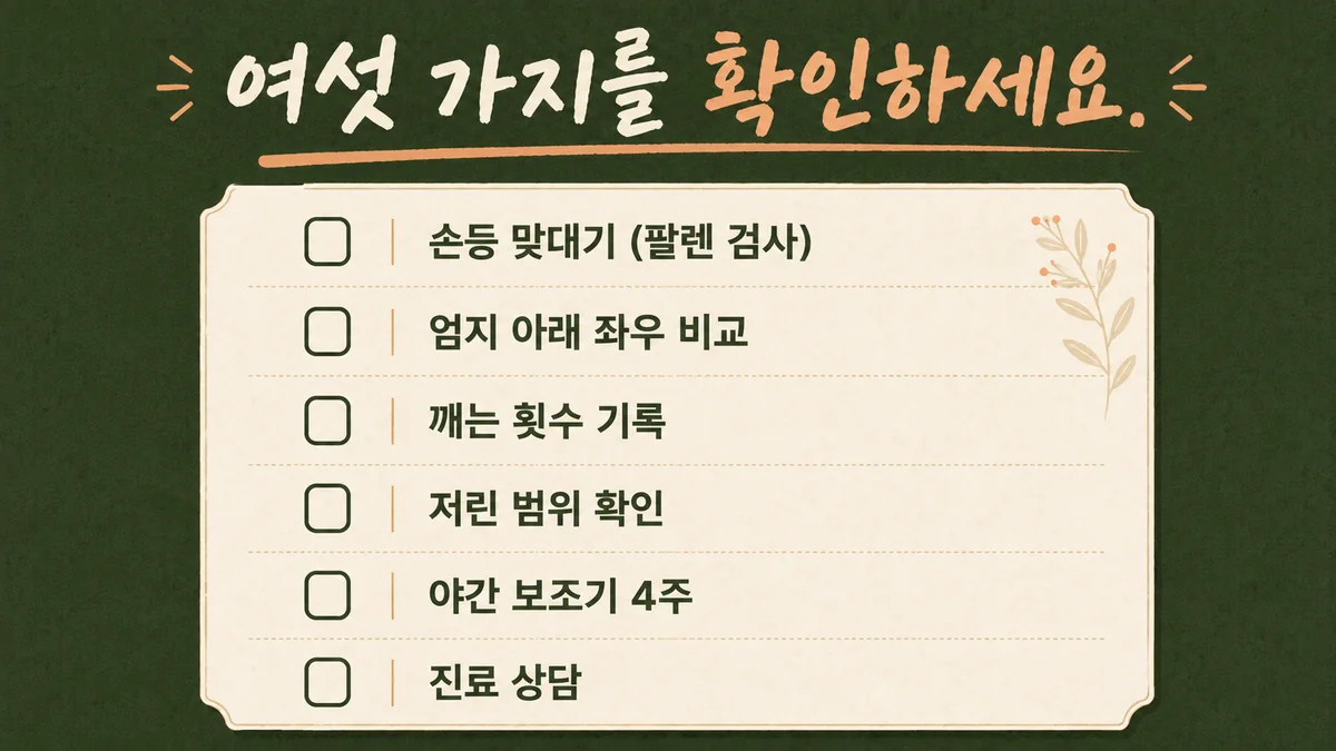 인천 송도 더율한의원 - 손목터널증후군 자가진단