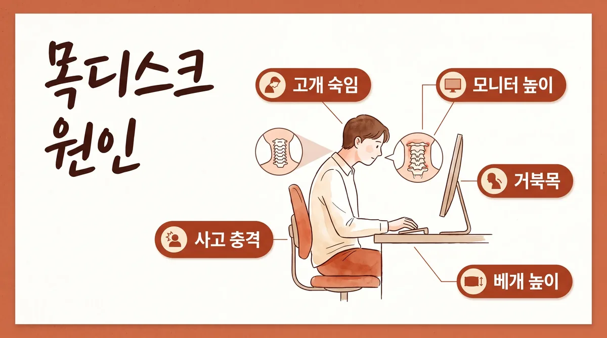 인천 송도 더율한의원 - 목디스크 원인