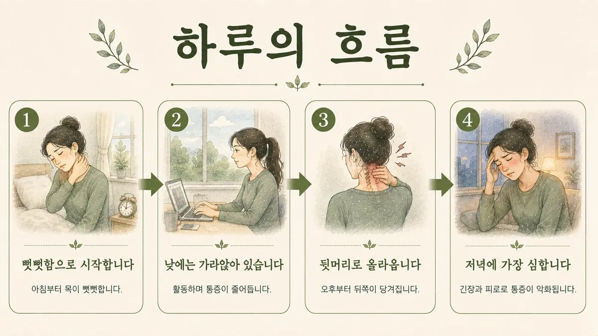 인천 송도 더율한의원 - 경추성 두통 증상