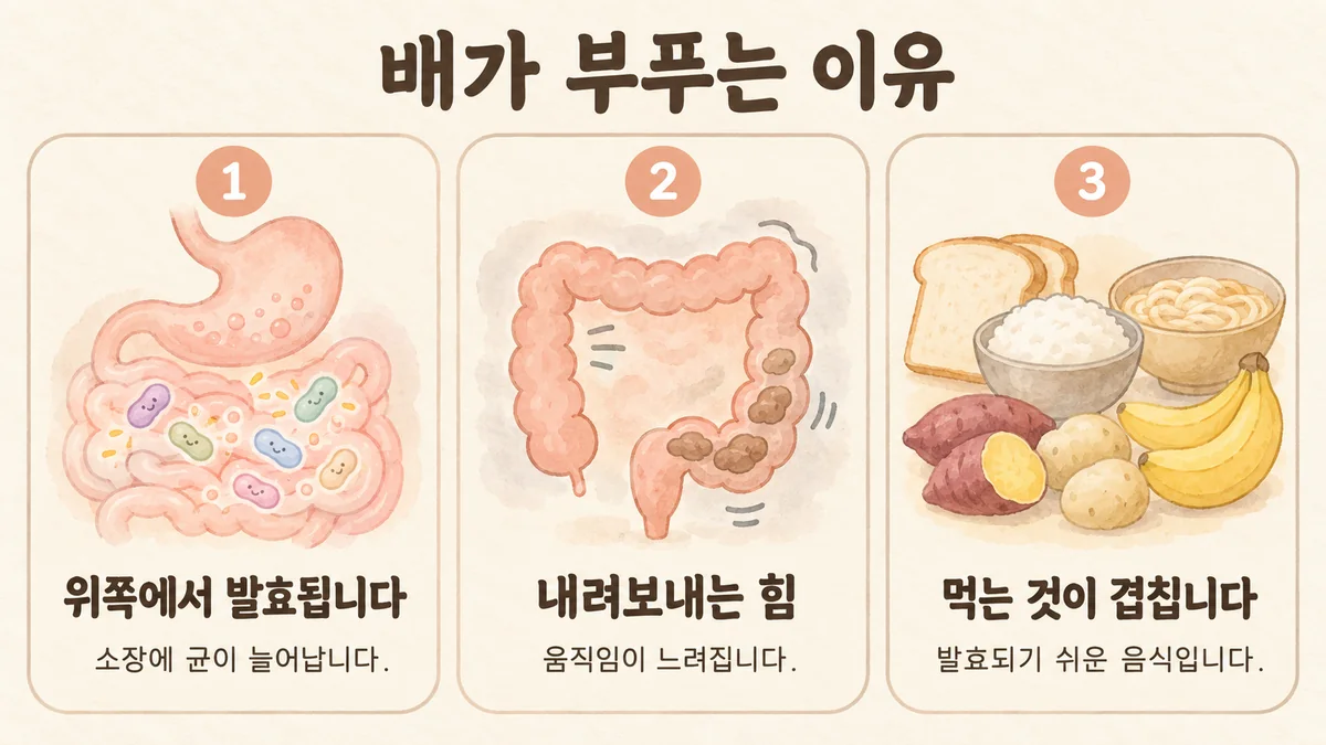 청라한의원 소장세균과증식 원인 - 위쪽에서 발효됩니다·내려보내는 힘·먹는 것이 겹칩니다