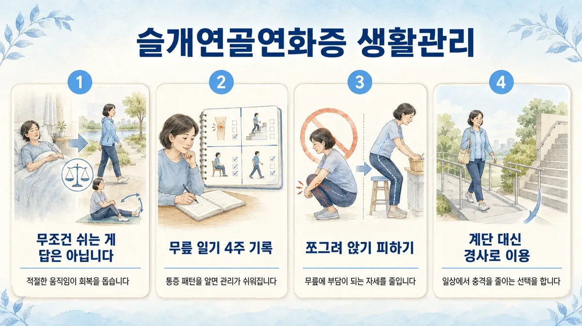 인천 송도 더율한의원 - 슬개연골연화증 생활관리