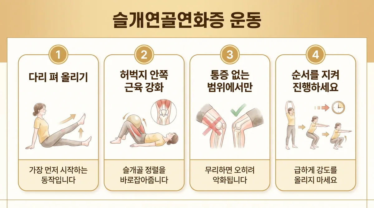 인천 송도 더율한의원 - 슬개연골연화증 운동