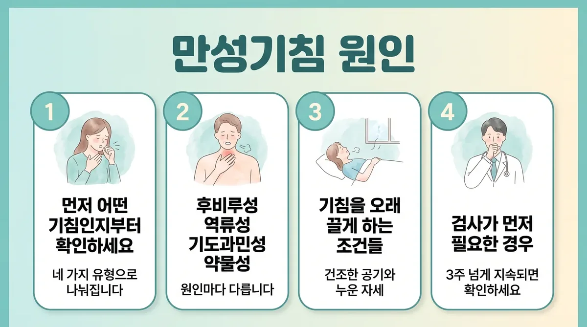 인천 송도 더율한의원 - 만성기침 원인