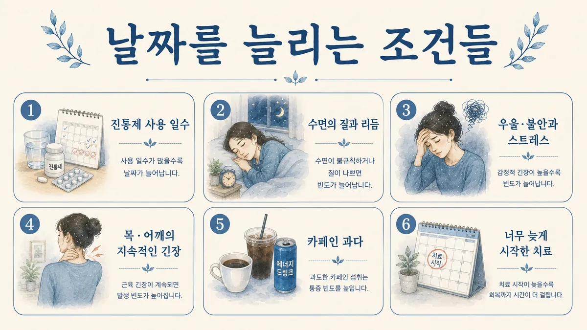 인천 송도 더율한의원 - 만성 매일 두통 원인
