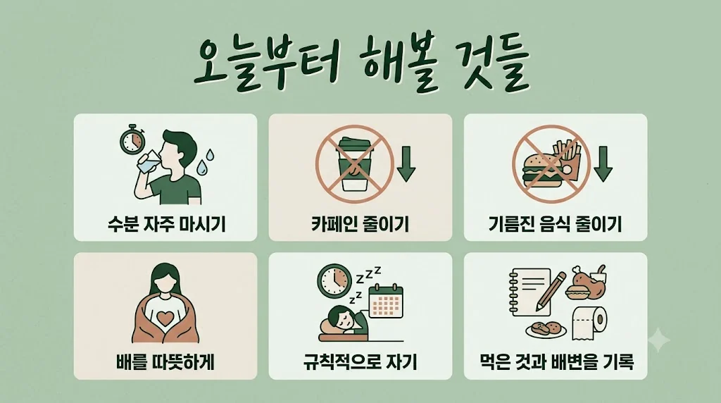 인천 송도 더율한의원 - 만성 설사 생활관리