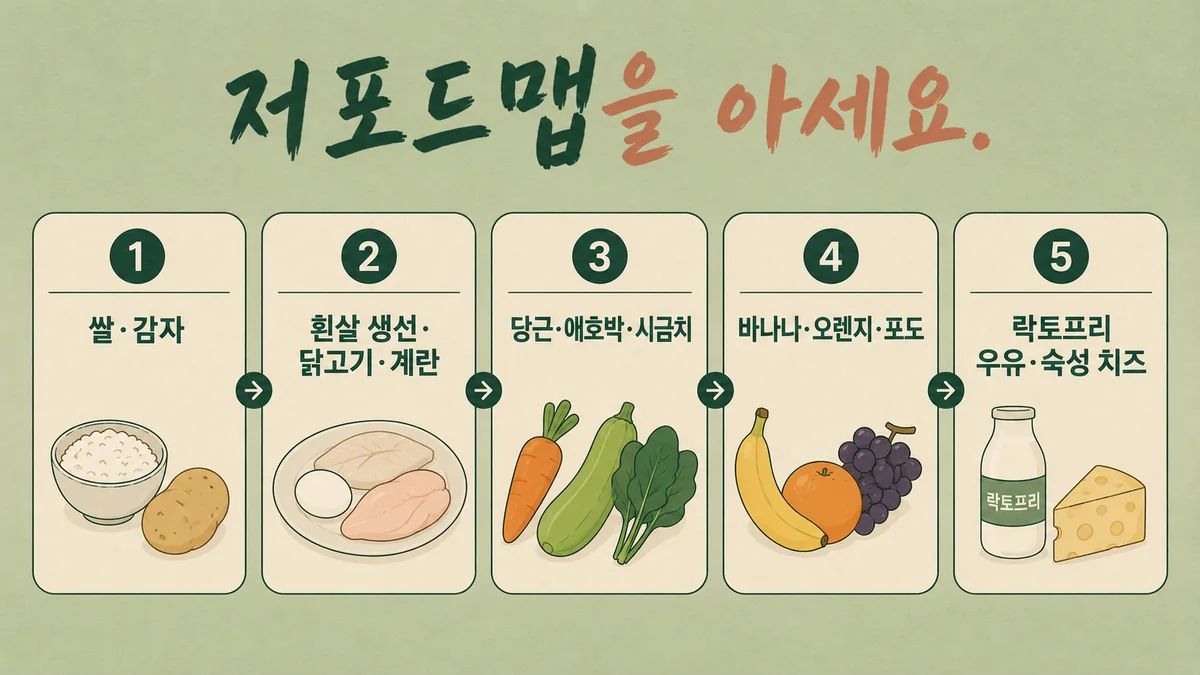 인천 송도 더율한의원 - 만성 설사 음식 가이드