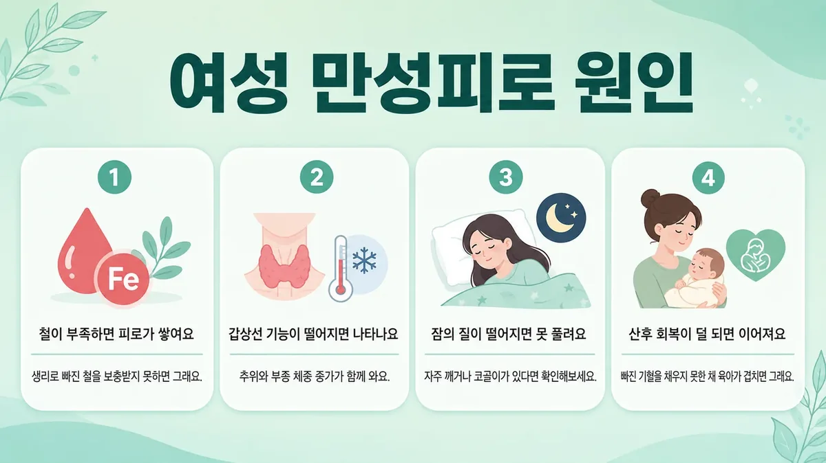 인천 송도 더율한의원 - 만성피로 원인