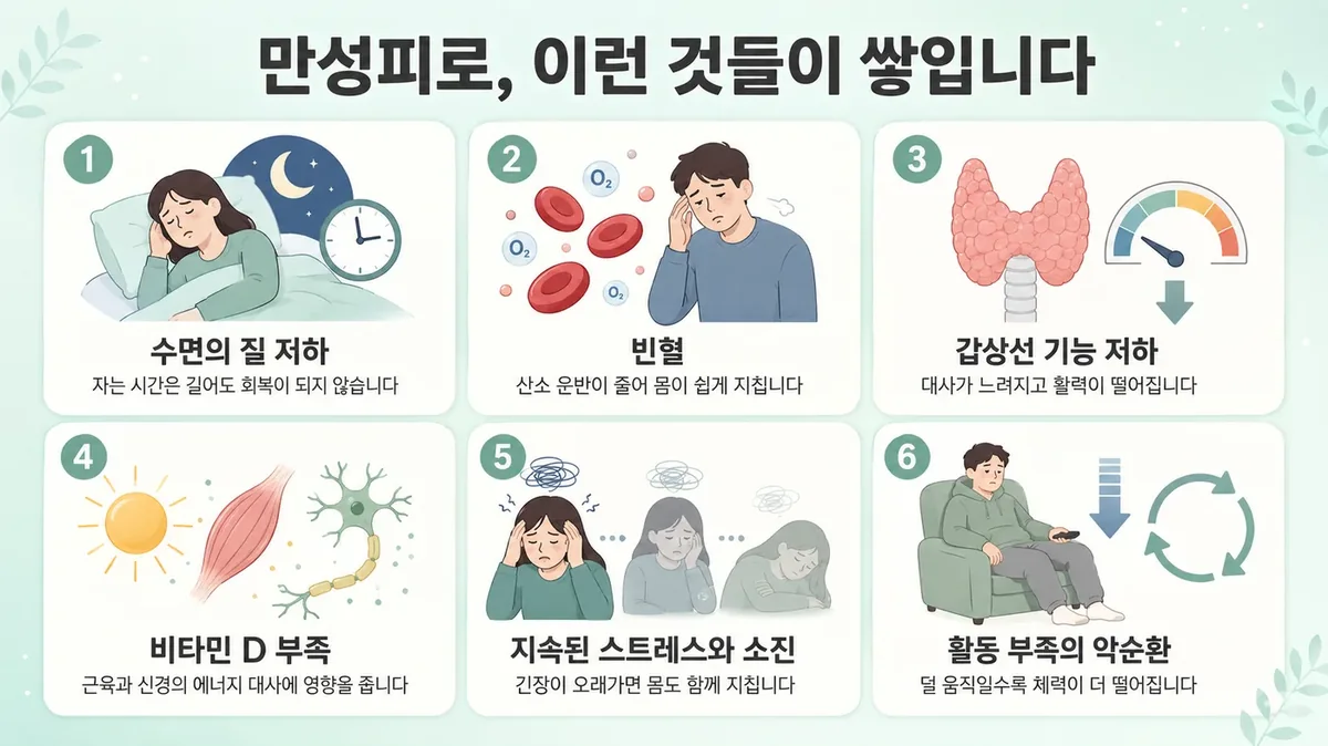 인천 송도 더율한의원 - 만성피로 원인