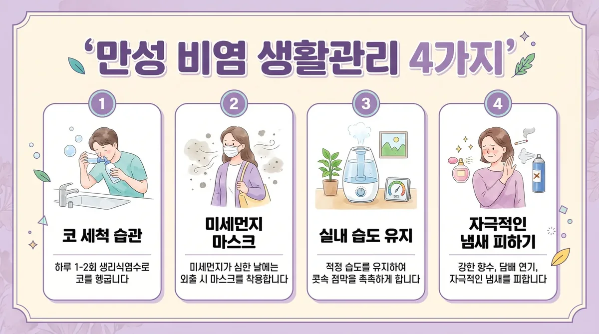 인천 송도 더율한의원 - 만성 비염 생활관리