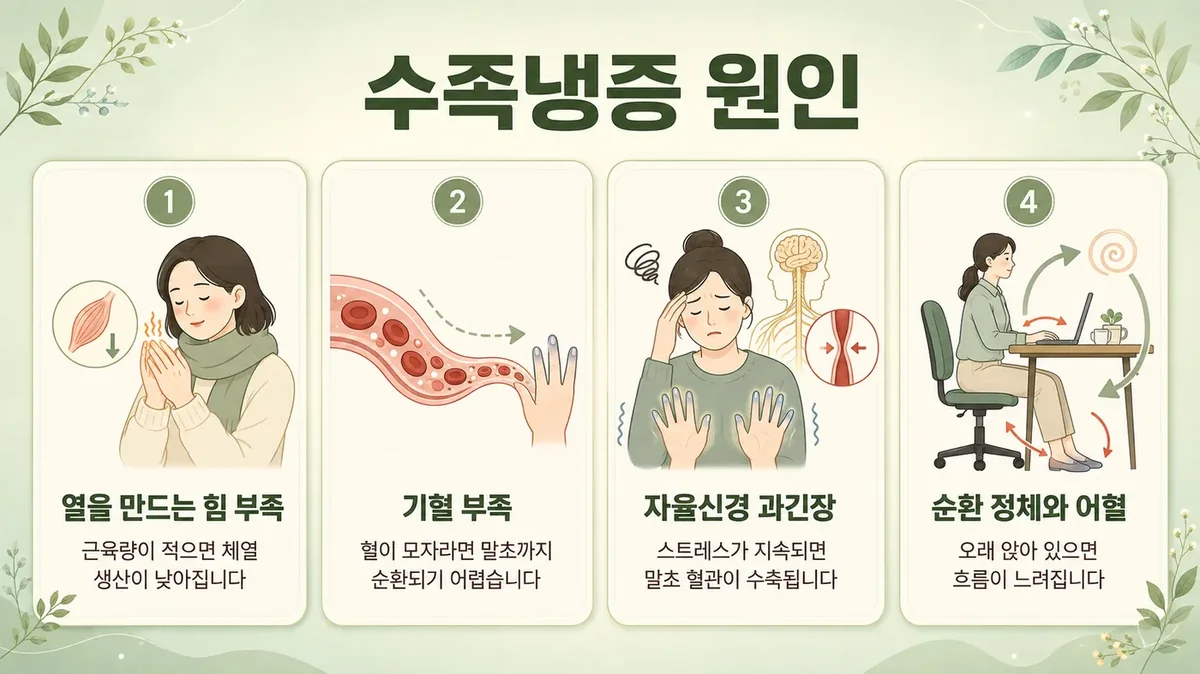 인천 송도 더율한의원 - 수족냉증 원인
