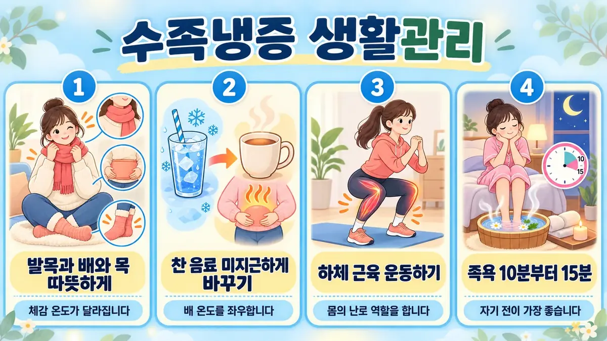 인천 송도 더율한의원 - 수족냉증 생활관리