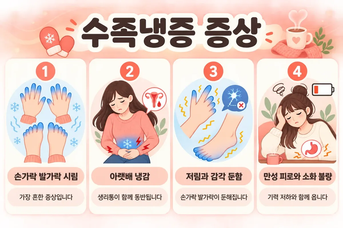 인천 송도 더율한의원 - 수족냉증 증상