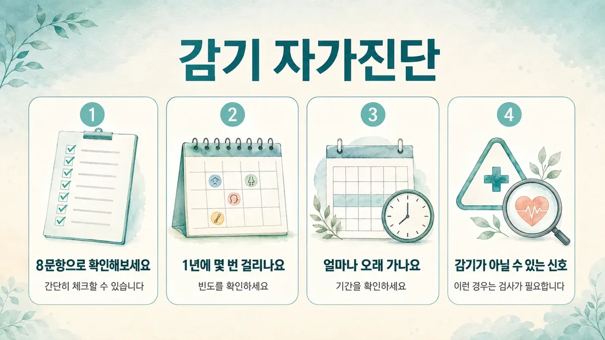 인천 송도 더율한의원 - 감기·잦은 감기 자가진단