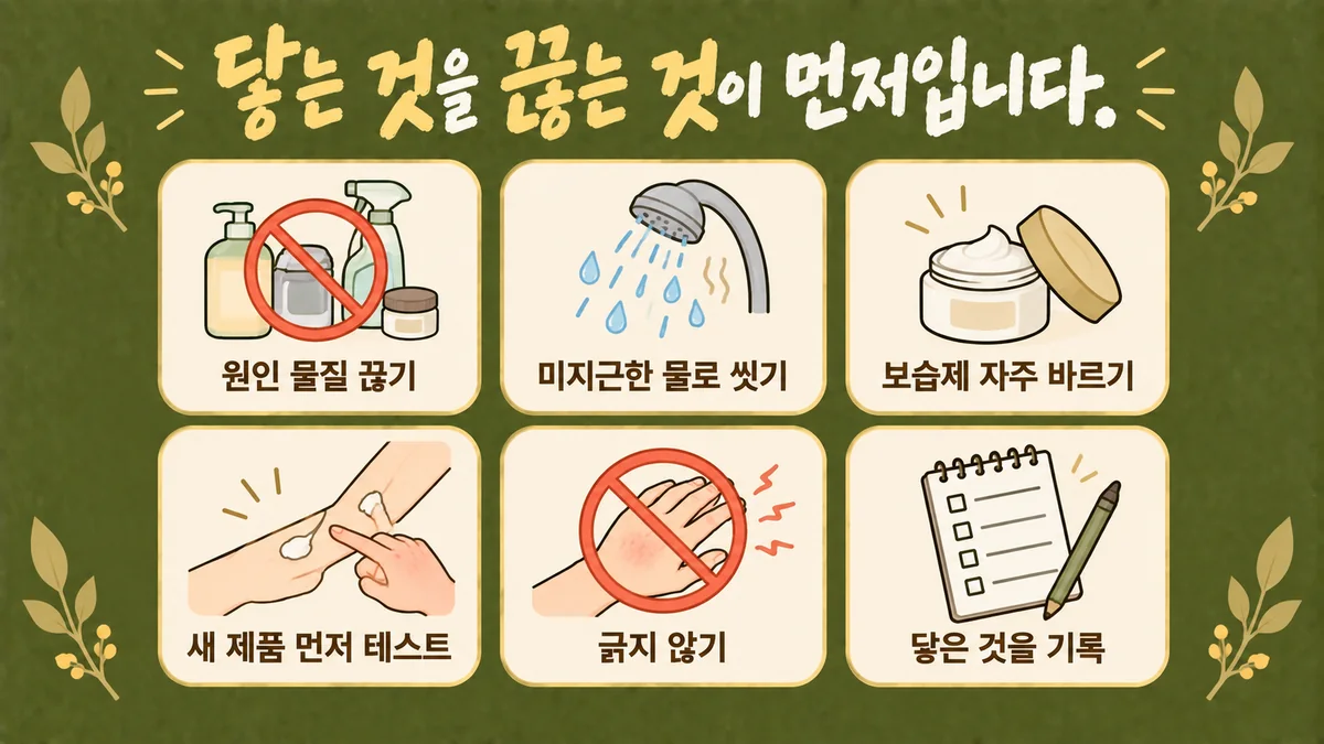 인천 송도 더율한의원 - 접촉피부염 생활관리