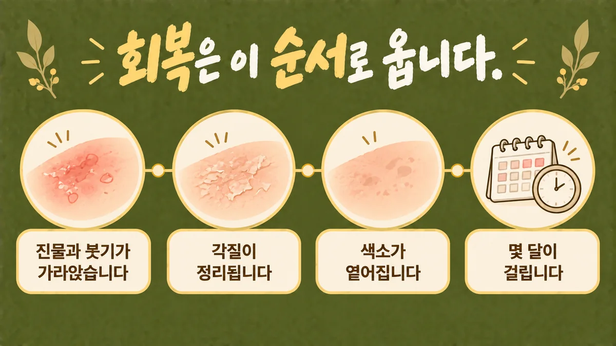인천 송도 더율한의원 - 접촉피부염 회복