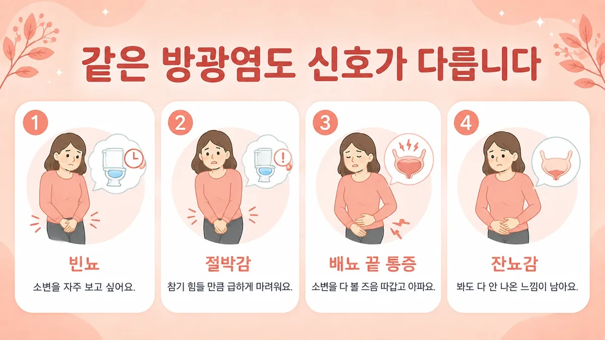인천 송도 더율한의원 - 방광염 증상