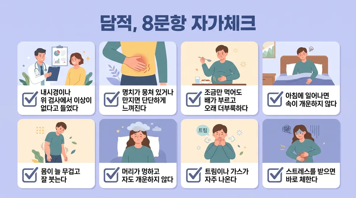 인천 송도 더율한의원 - 담적 자가진단