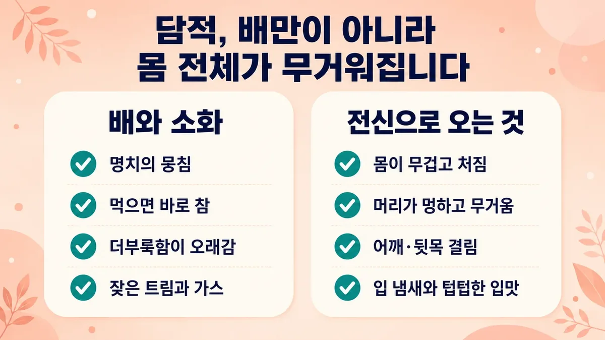 인천 송도 더율한의원 - 담적 증상