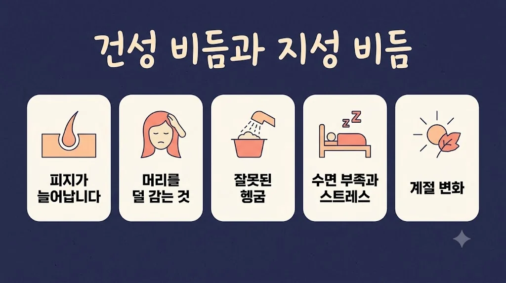 인천 송도 더율한의원 - 비듬 원인