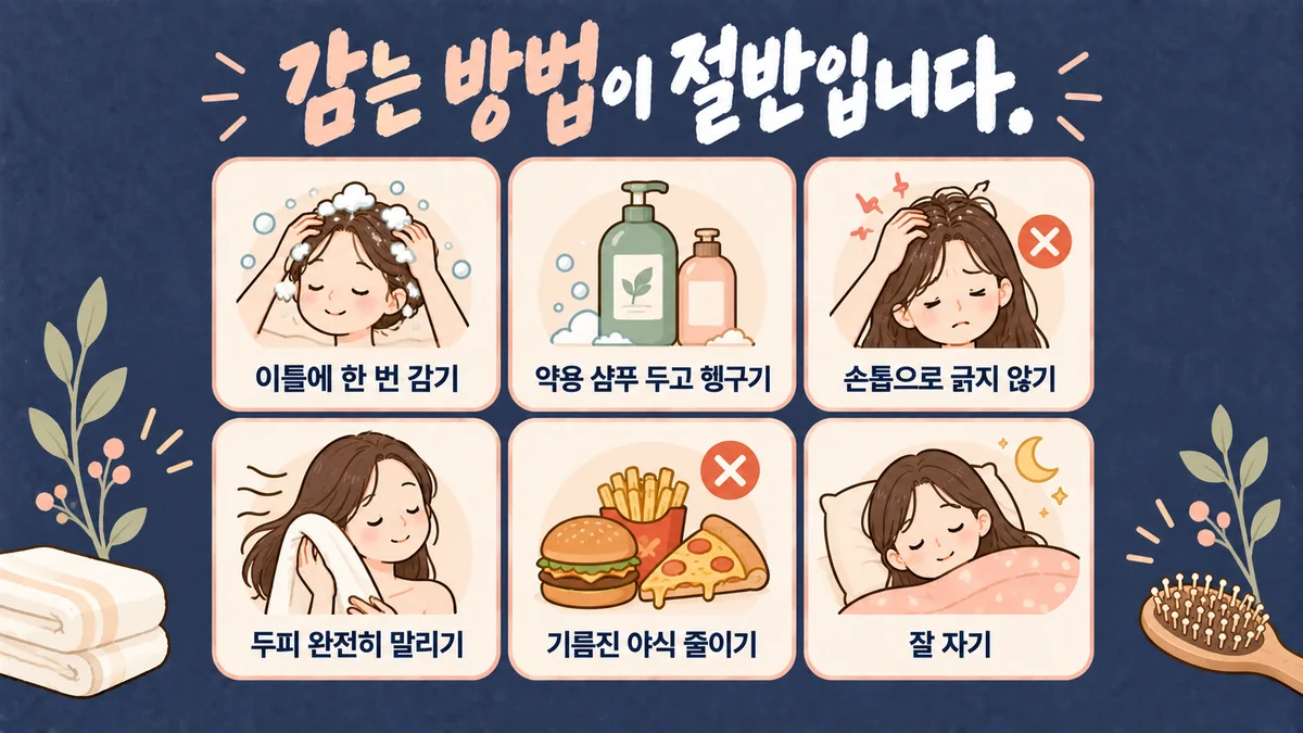 인천 송도 더율한의원 - 비듬 생활관리