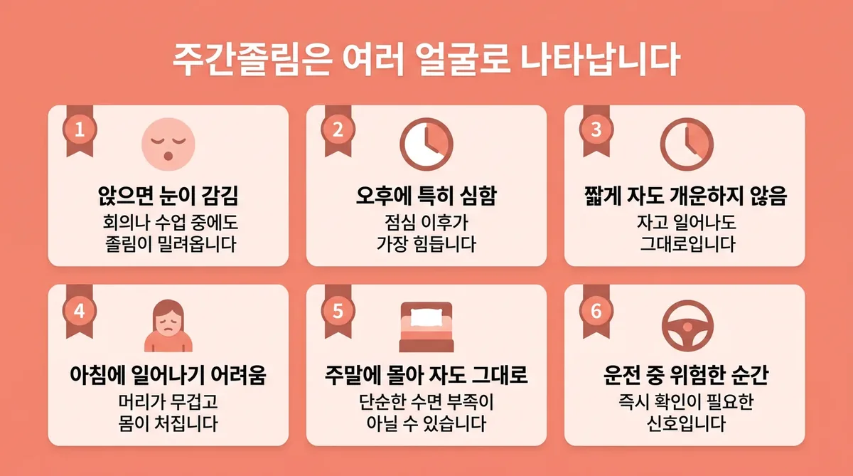 인천 송도 더율한의원 - 주간 졸림 증상