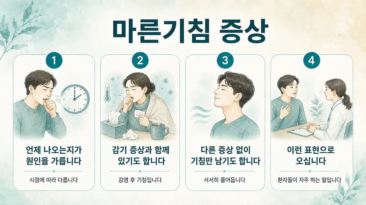 인천 송도 더율한의원 - 마른기침 증상