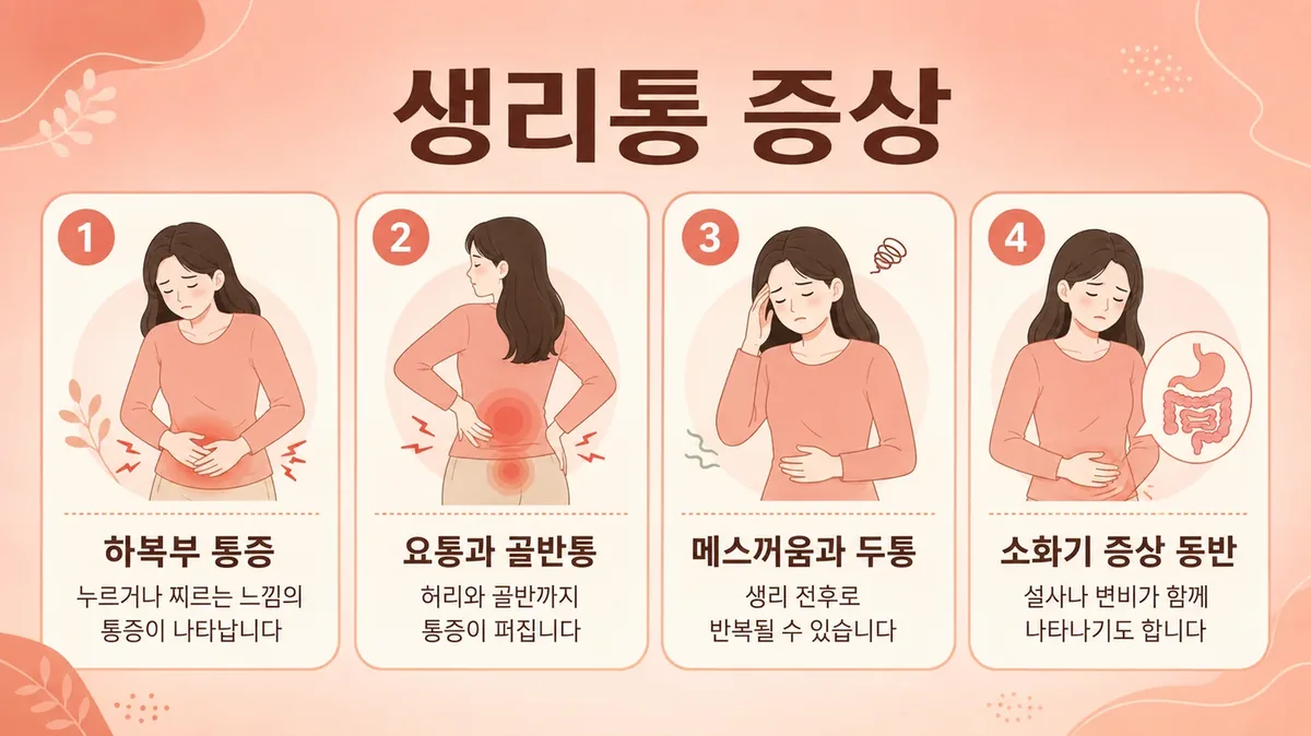 인천 송도 더율한의원 - 생리통 증상