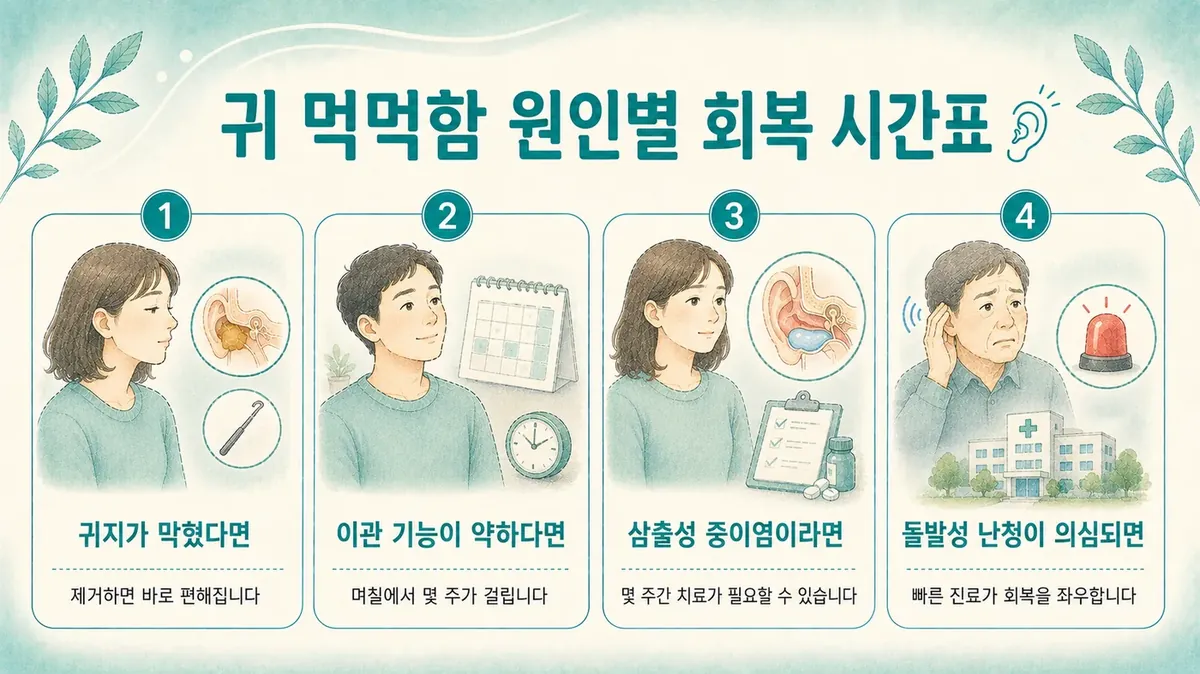 인천 송도 더율한의원 - 귀 먹먹함 회복