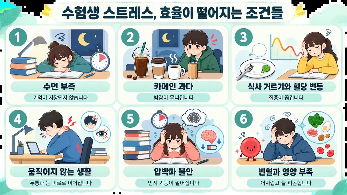 인천 송도 더율한의원 - 수험 스트레스 원인
