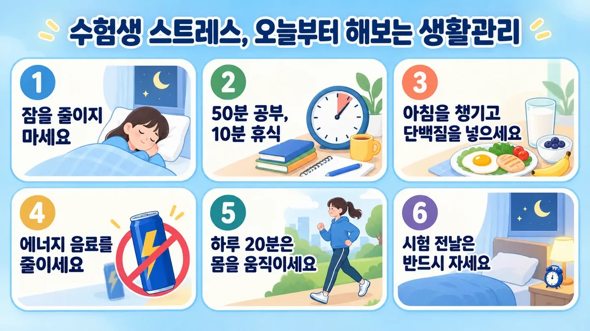인천 송도 더율한의원 - 수험 스트레스 생활관리