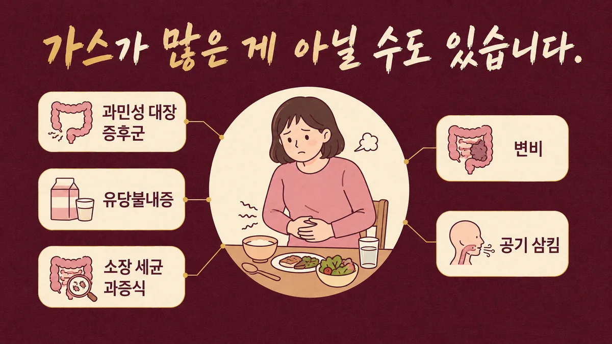 인천 송도 더율한의원 - 복부 가스 원인