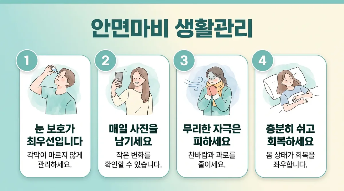 인천 송도 더율한의원 - 안면마비 생활관리