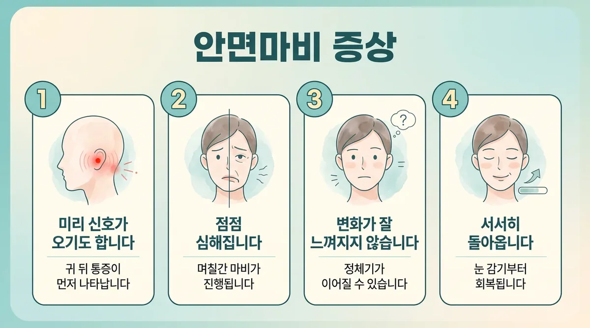 인천 송도 더율한의원 - 안면마비 증상