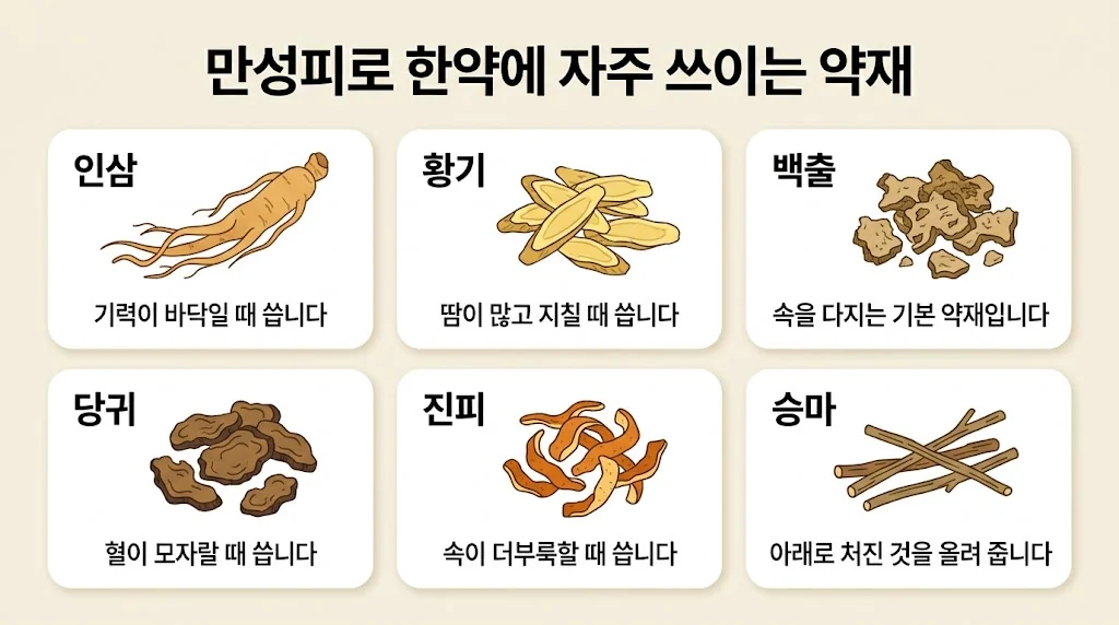 인천 송도 더율한의원 - 만성피로 한약 약재