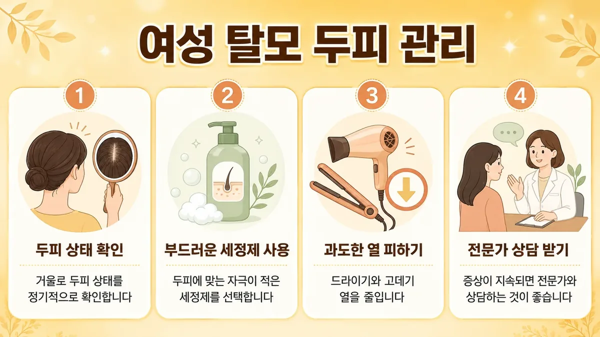 인천 송도 더율한의원 - 여성 탈모 두피 관리