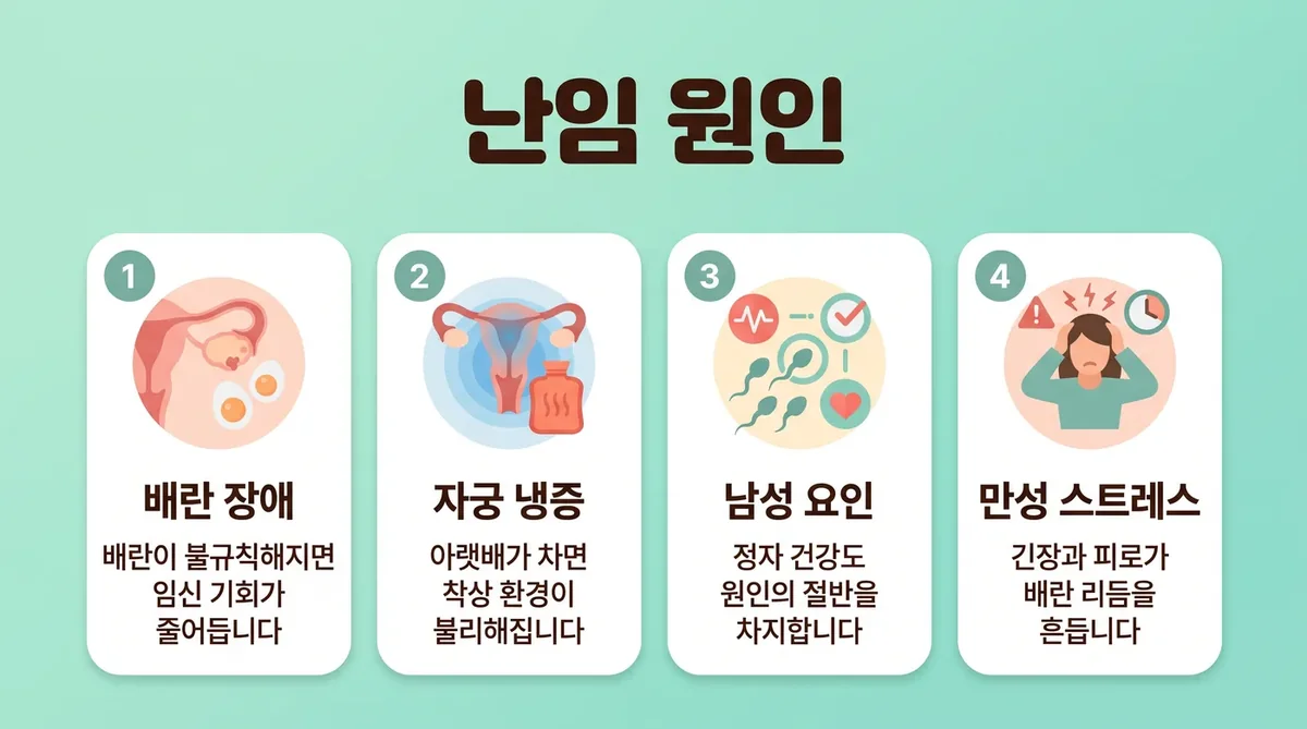 인천 송도 더율한의원 - 난임 원인