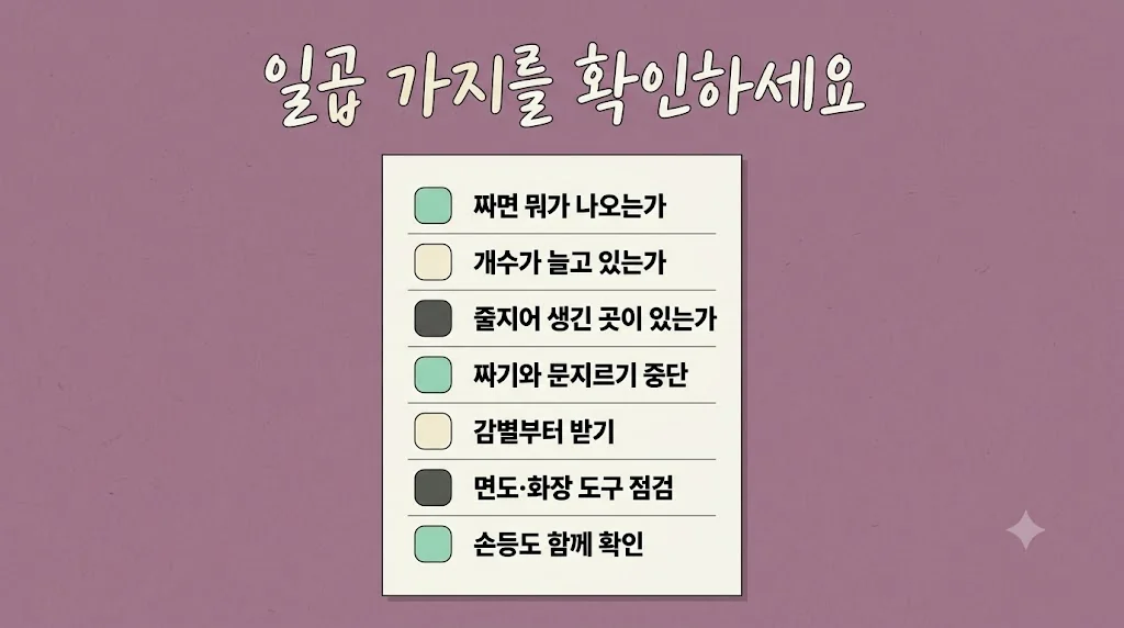 인천 송도 더율한의원 - 편평사마귀 자가진단